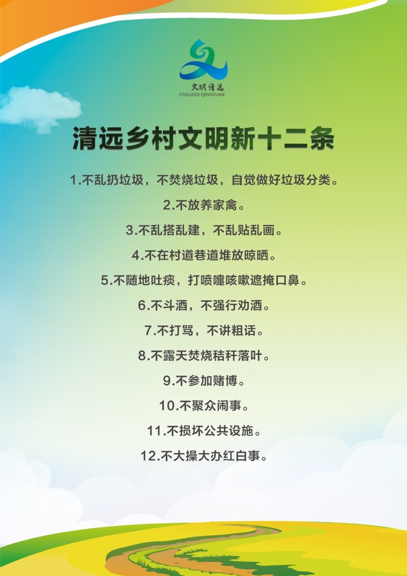 <a href="./qgwmcs/202302/t20230217_7969430.html">清远乡村文明新十二条</a>